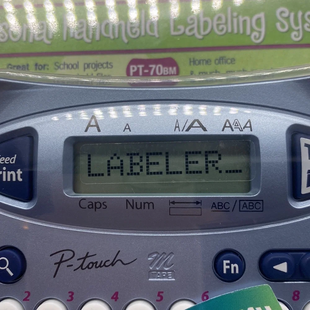 P-Touch Electronic Labeling System PT-70BM‎ NWT
